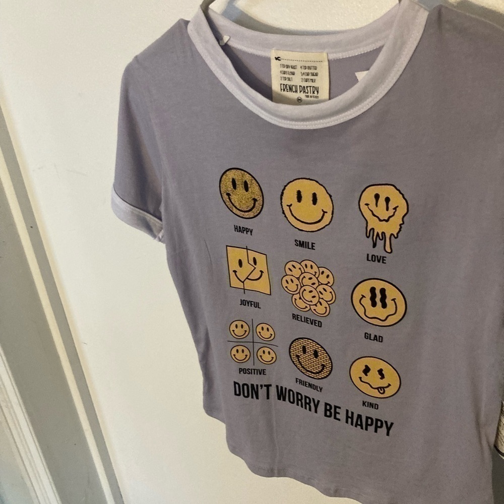 French Pastry crops tops 3 for $25 in size Medium. NWT - Picture 6 of 10